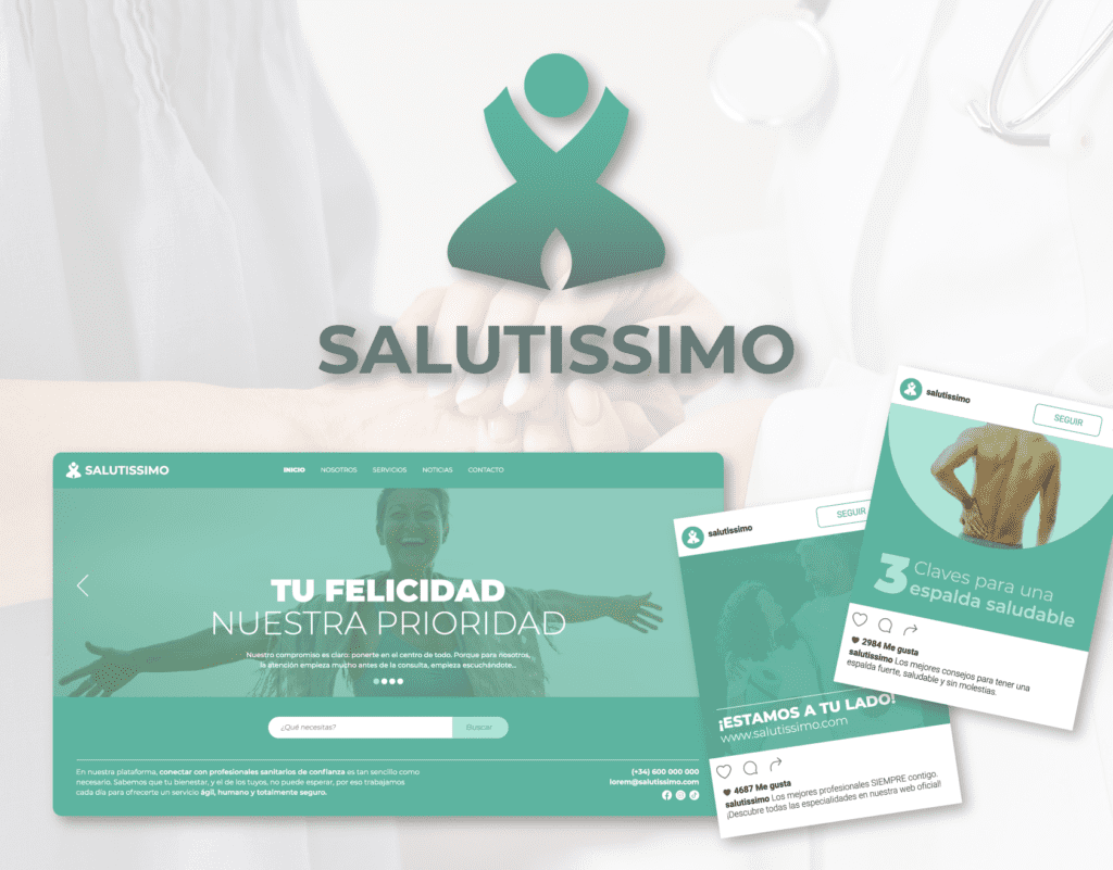 Identidad Visual Salud | Salutissimo